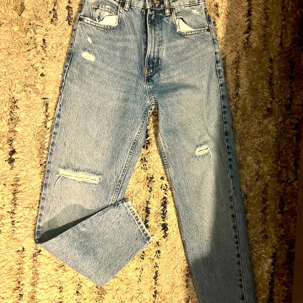 Zara mom jeans